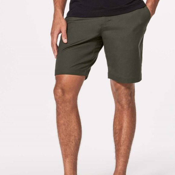 lululemon athletica Other - LULULEMON Men's Shorts 9.5" Olive Green Gray